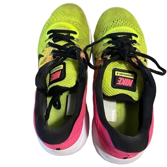 Nike Women’s Size 8.5 Lunarglide 8 Athletic Running Sneaker Shoes Multicolor - Picture 7 of 16